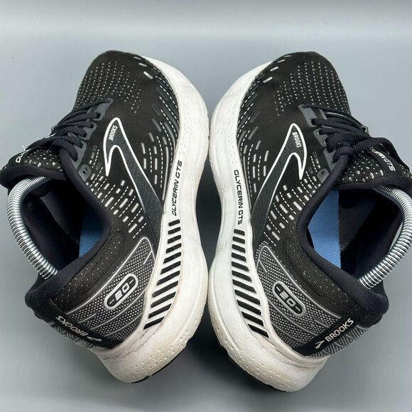 Brooks Glycerin 20 Women's 10 Black Athletic Shoes Lace Up Low Top Sneakers - Picture 7 of 11